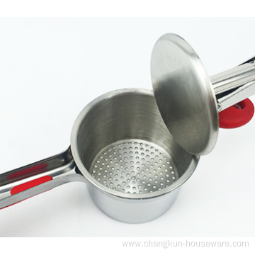 Kitchen stainless steel potato press mixer mashers